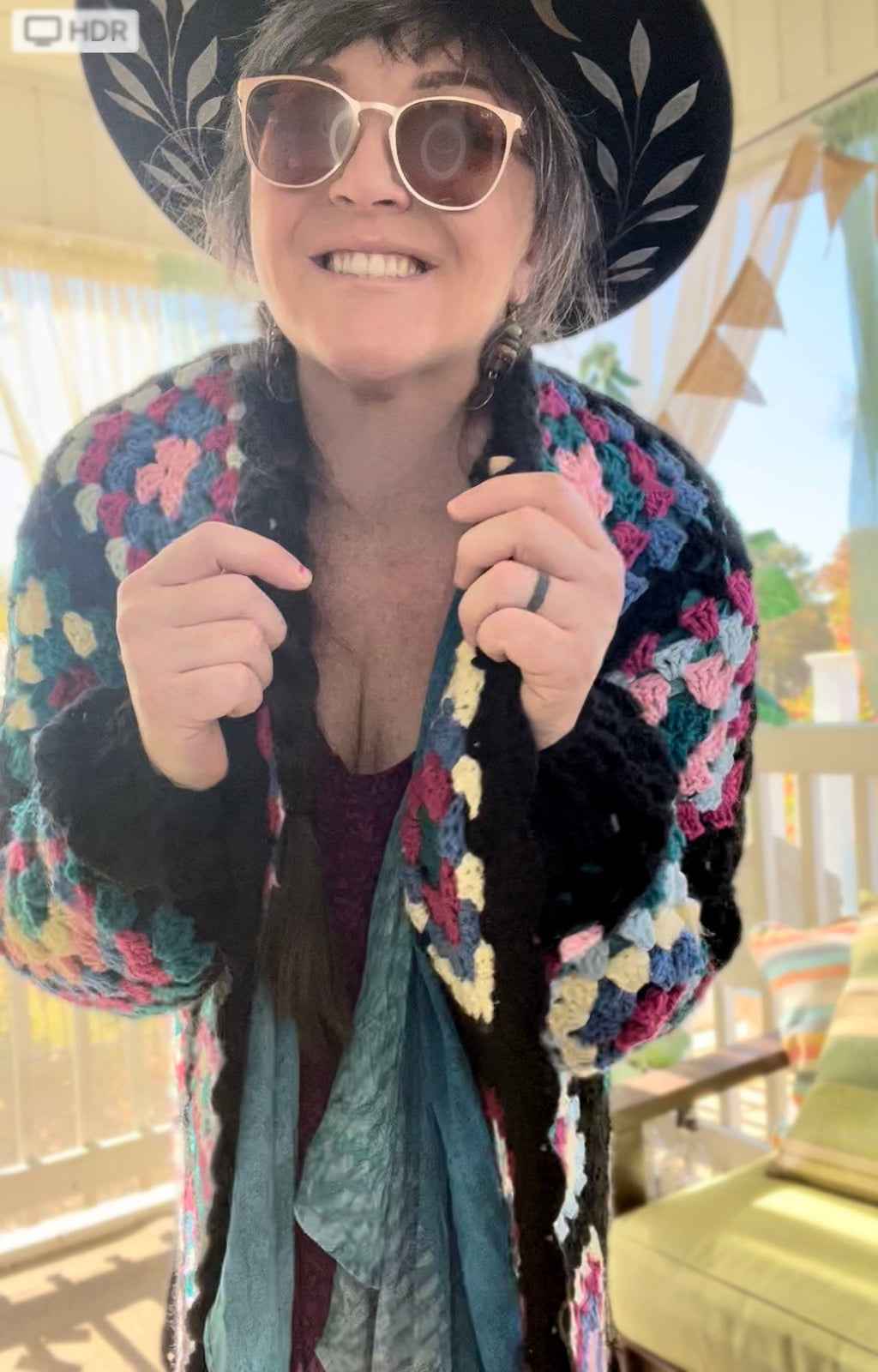 Granny Square Duster Cardigan