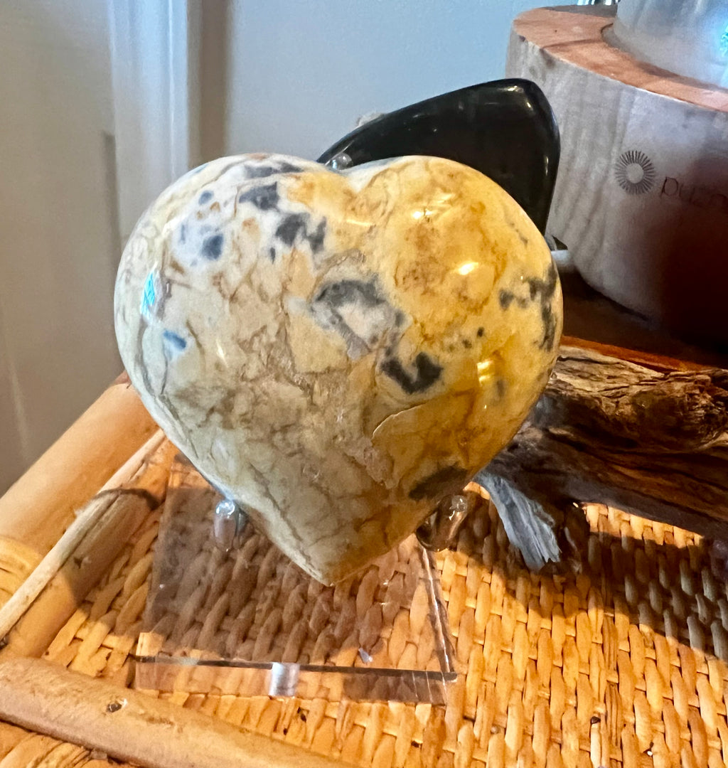 Zebradorite Heart
