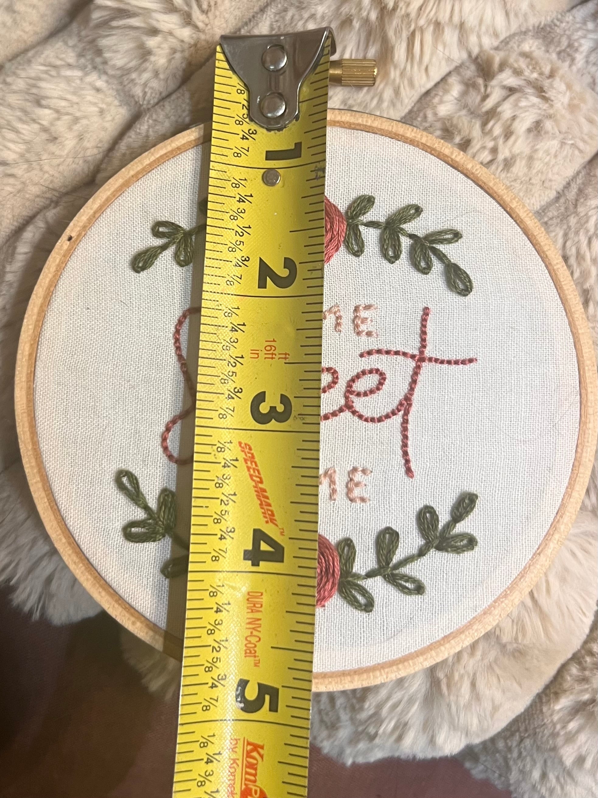 embroidered wall art set