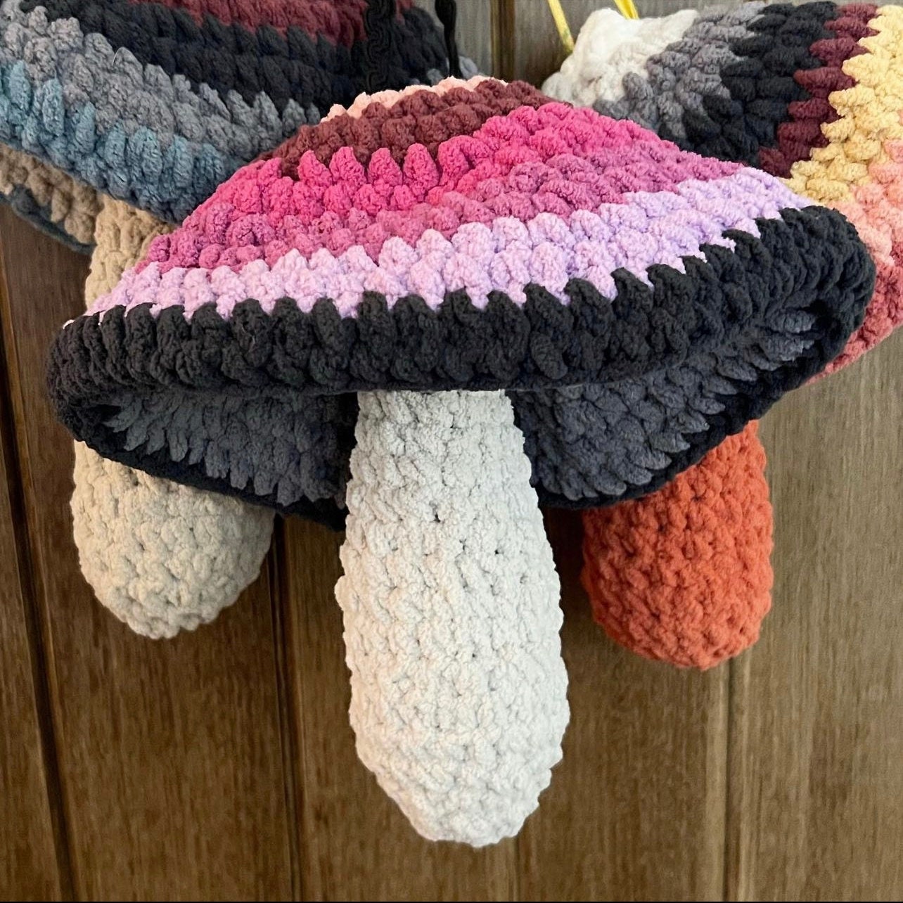 Midi Plush Mushroom Decor Pillow