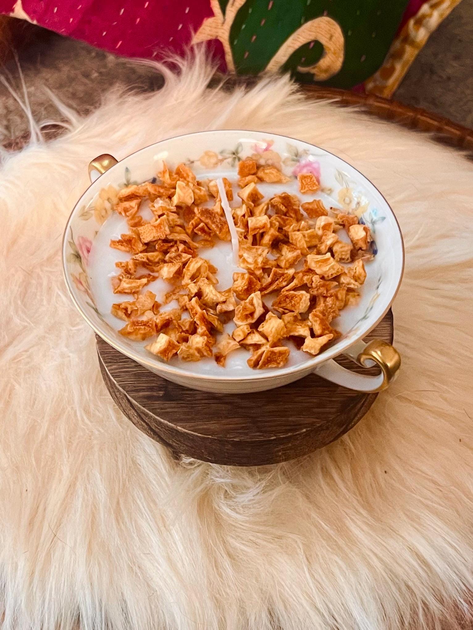 Soy Candle in reusable Vintage China Soup Dish