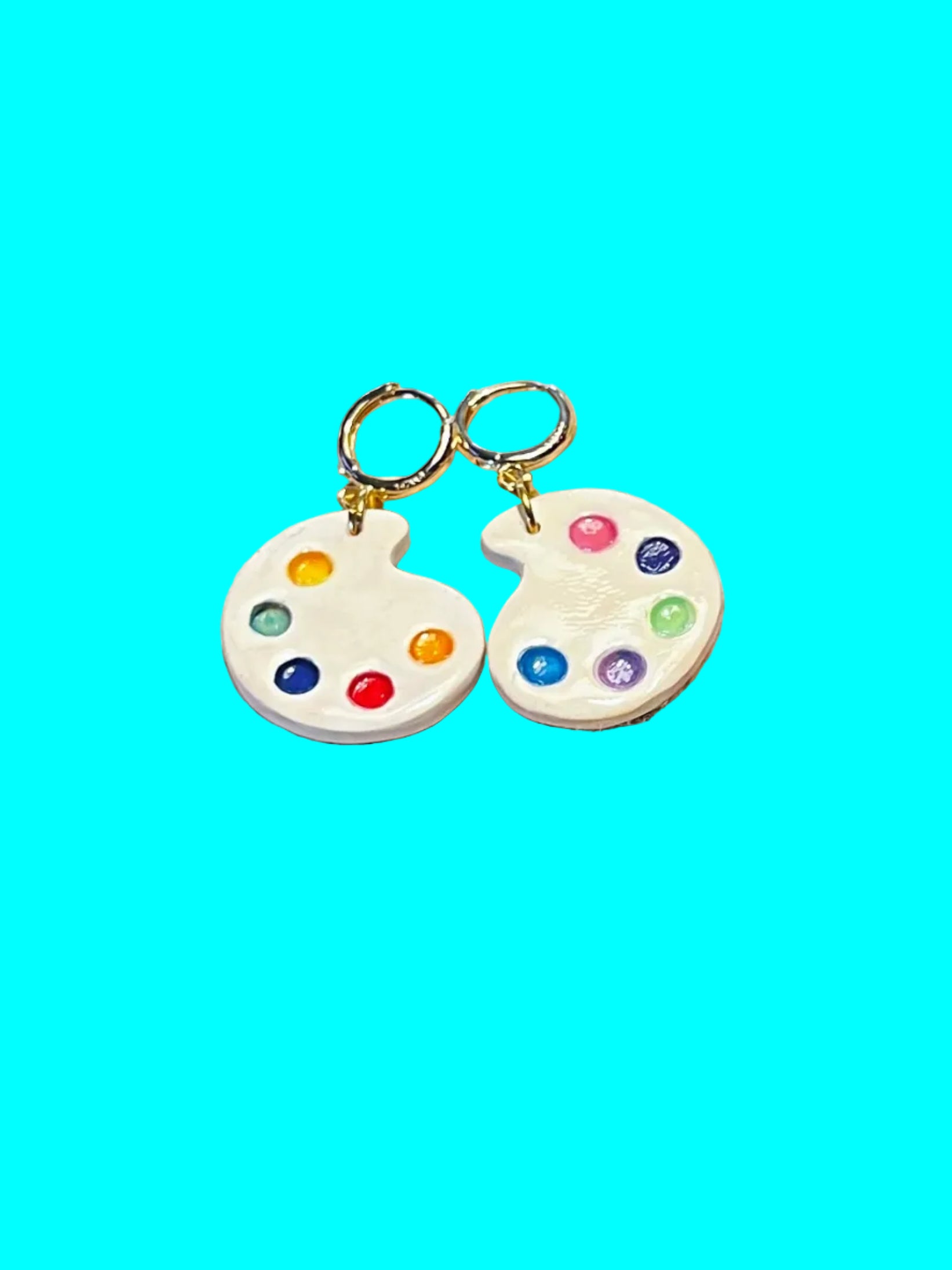 Paint Palette Earrings