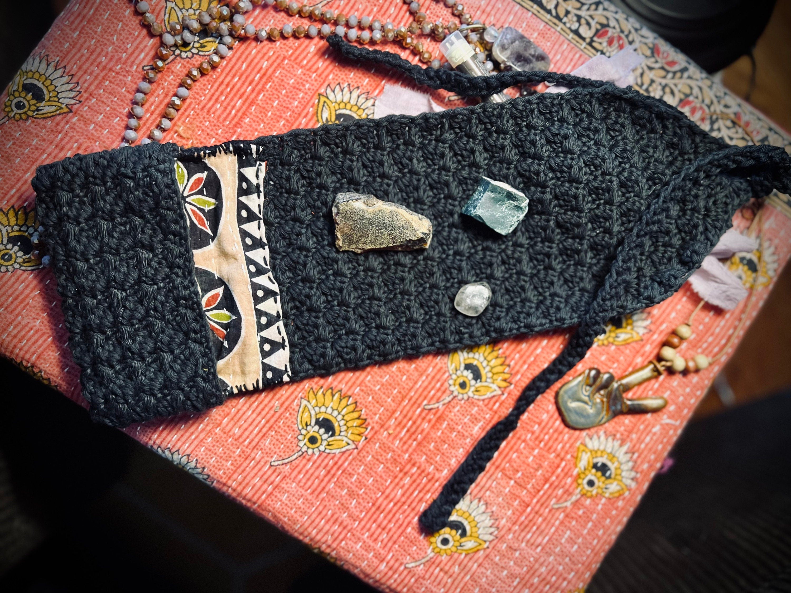 Tarot Card / Essential Oil / Crystal Pouch / Holder