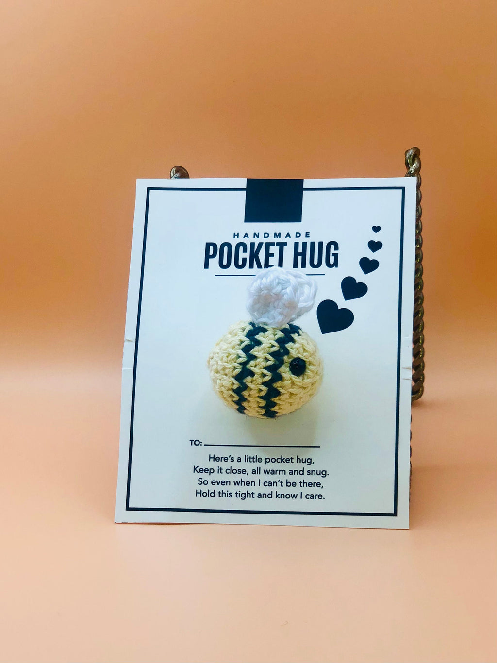 Mini Bee Pocket Hugs