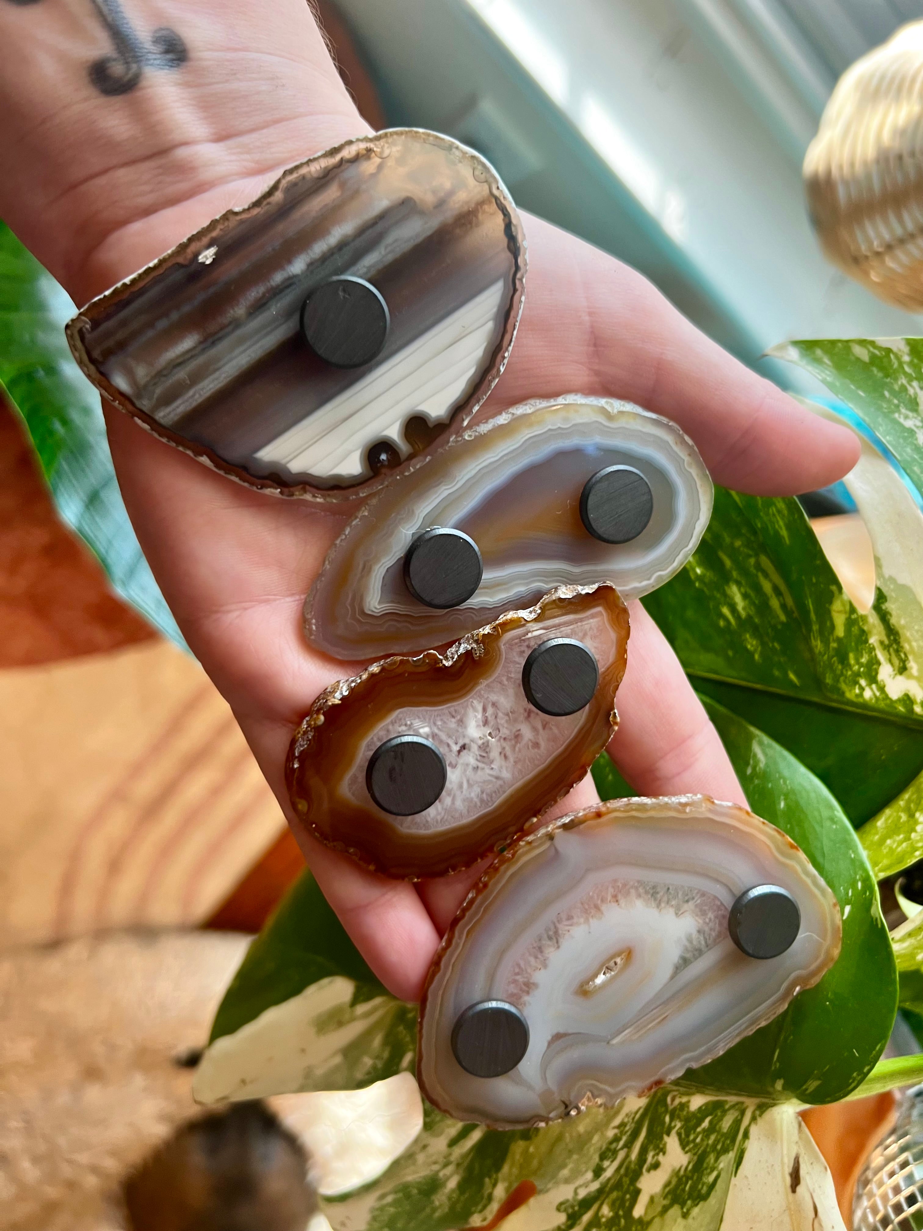 Striped Agate Magnet