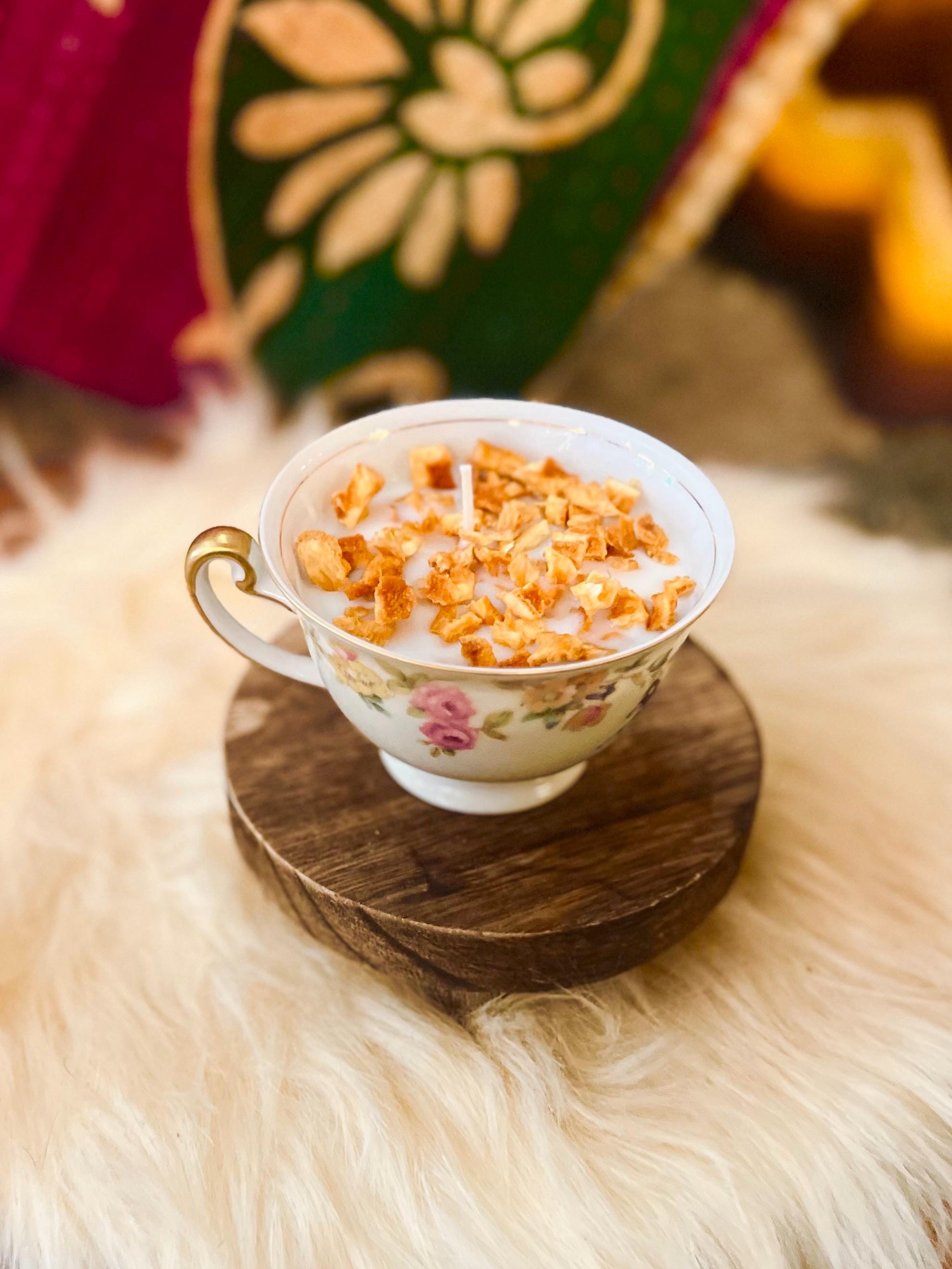 Soy Candle in reusable Vintage China Teacup