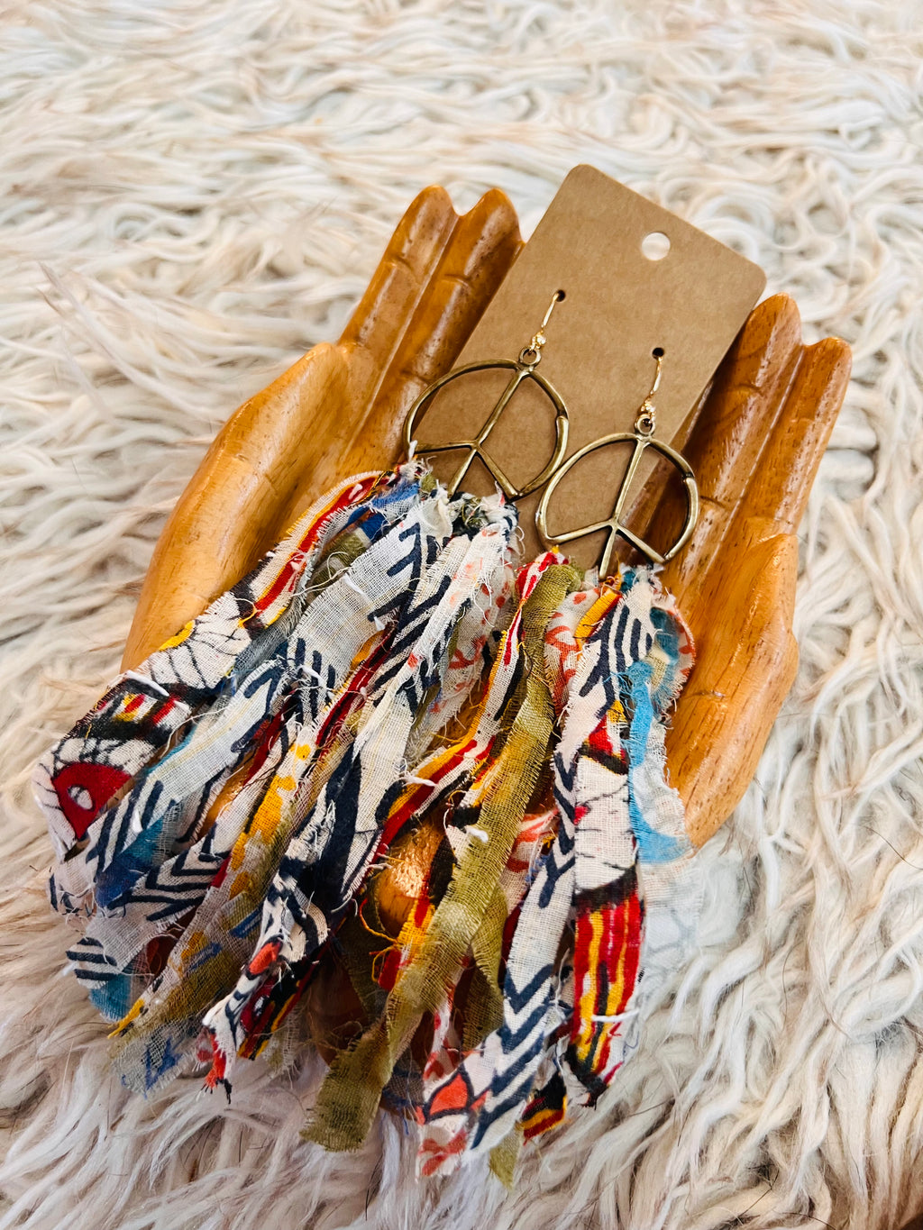 Kantha Charm Earrings