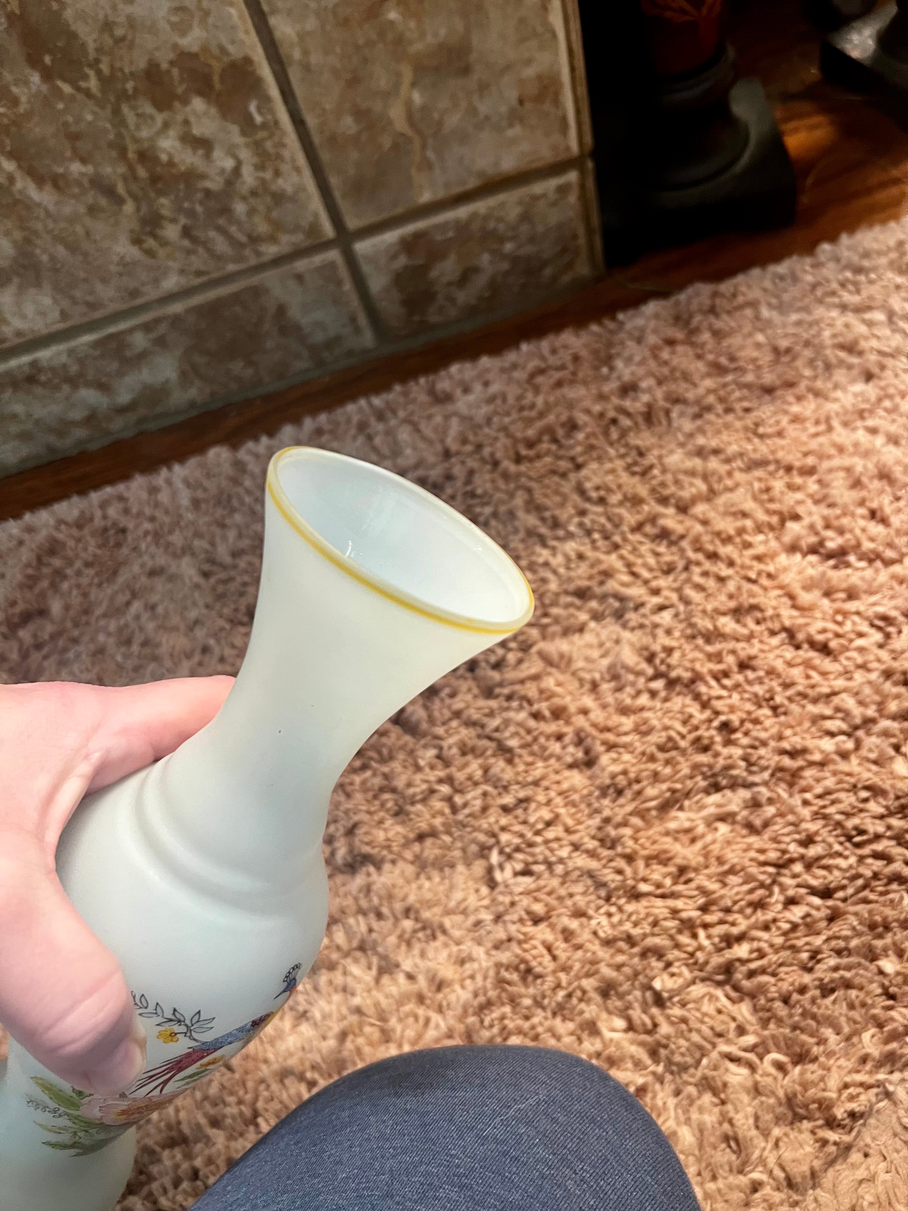 Decorative Peacock Vase