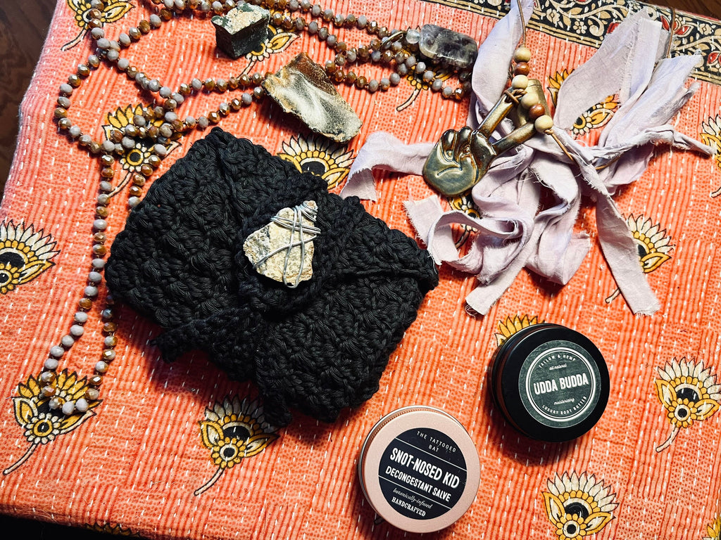 Tarot Card / Essential Oil / Crystal Pouch / Holder