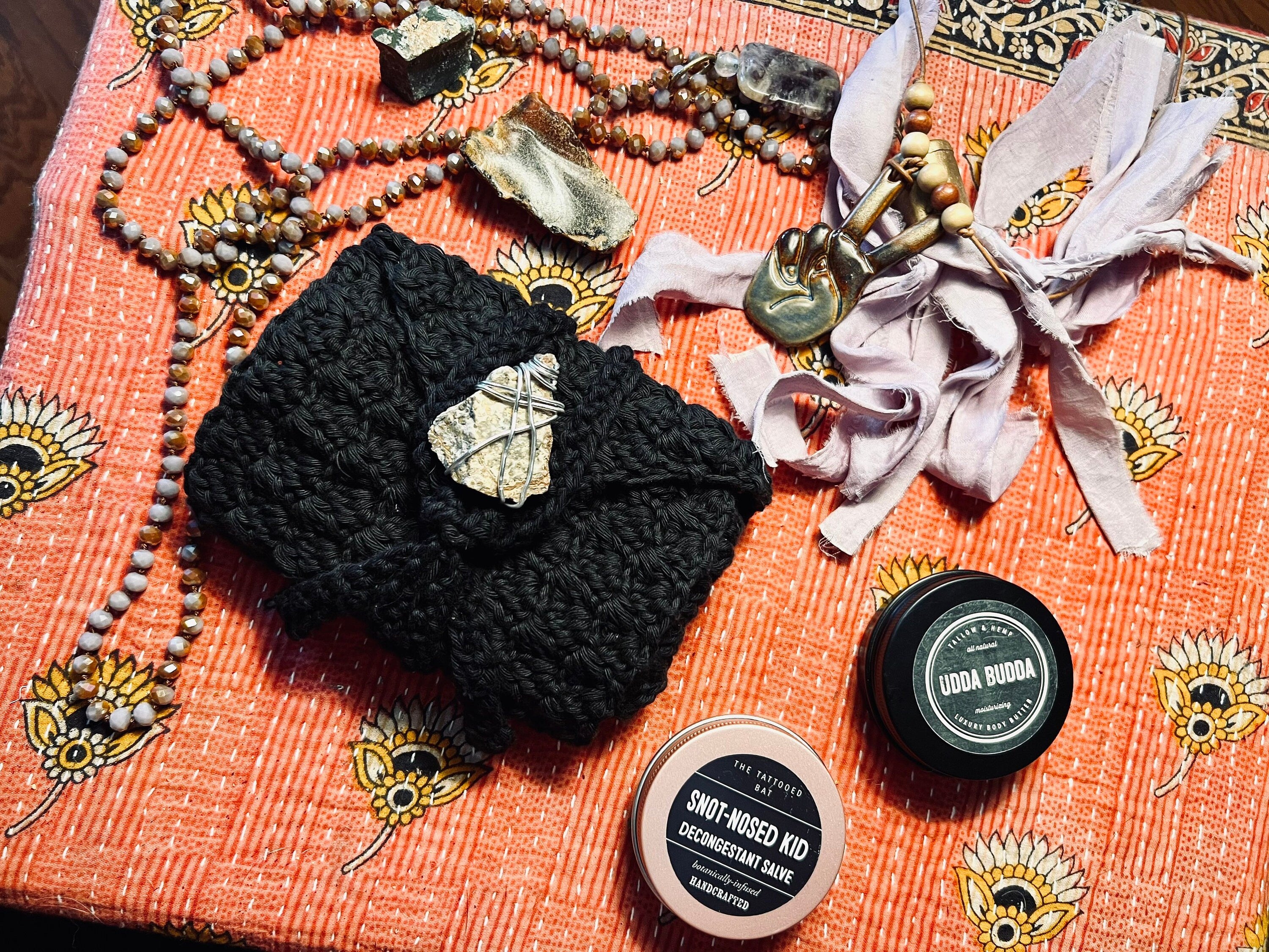 Tarot Card / Essential Oil / Crystal Pouch / Holder