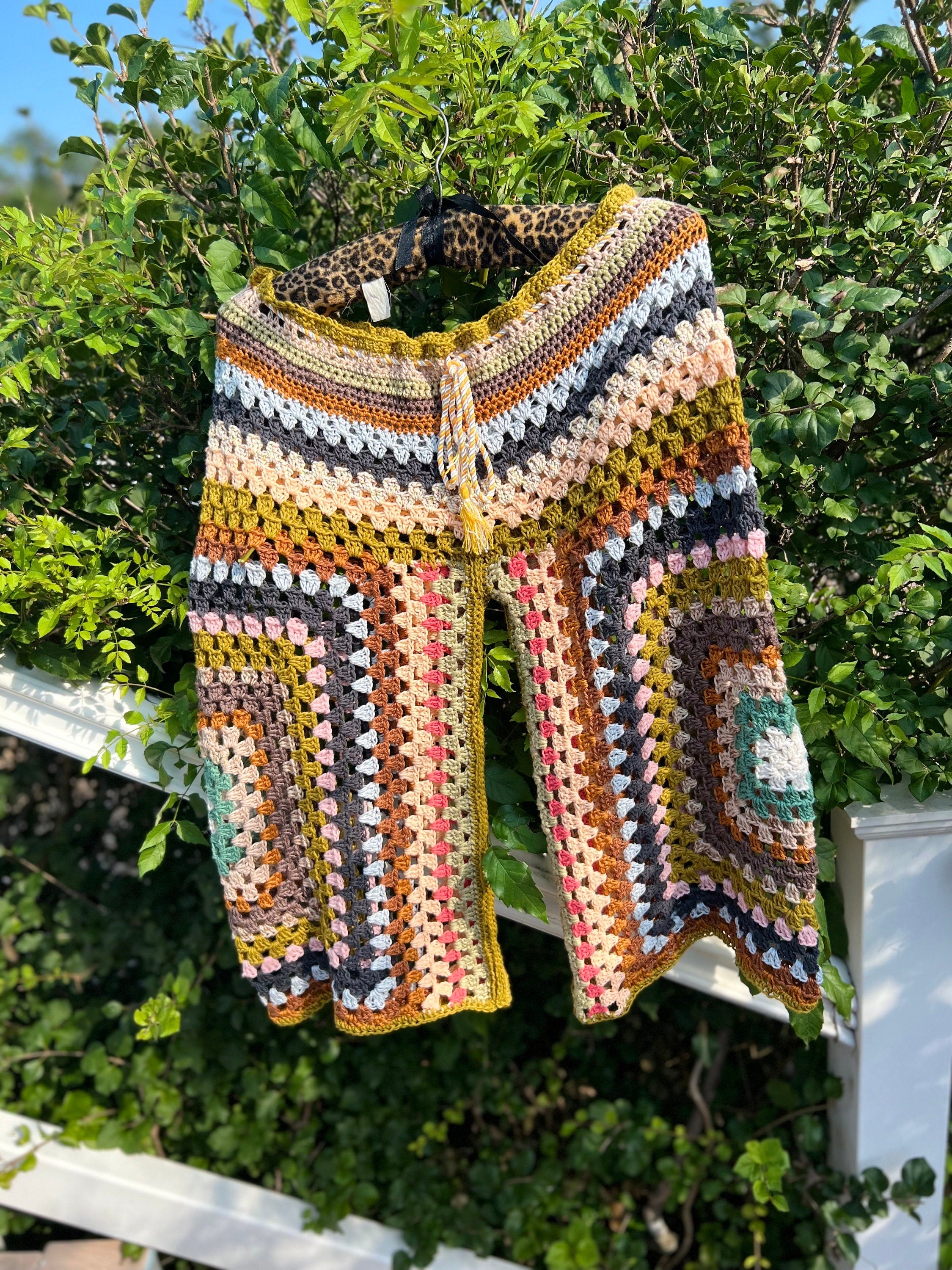 Eva’s Bohemian Crochet Shorts