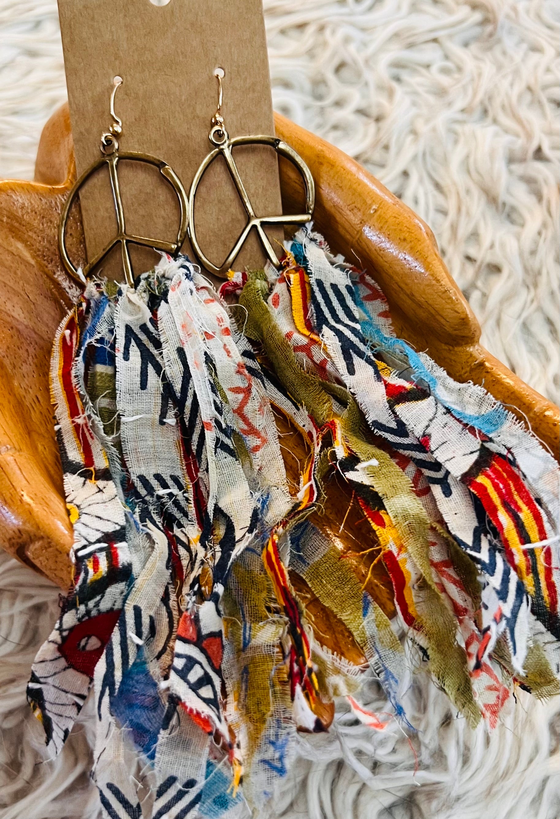 Kantha Charm Earrings