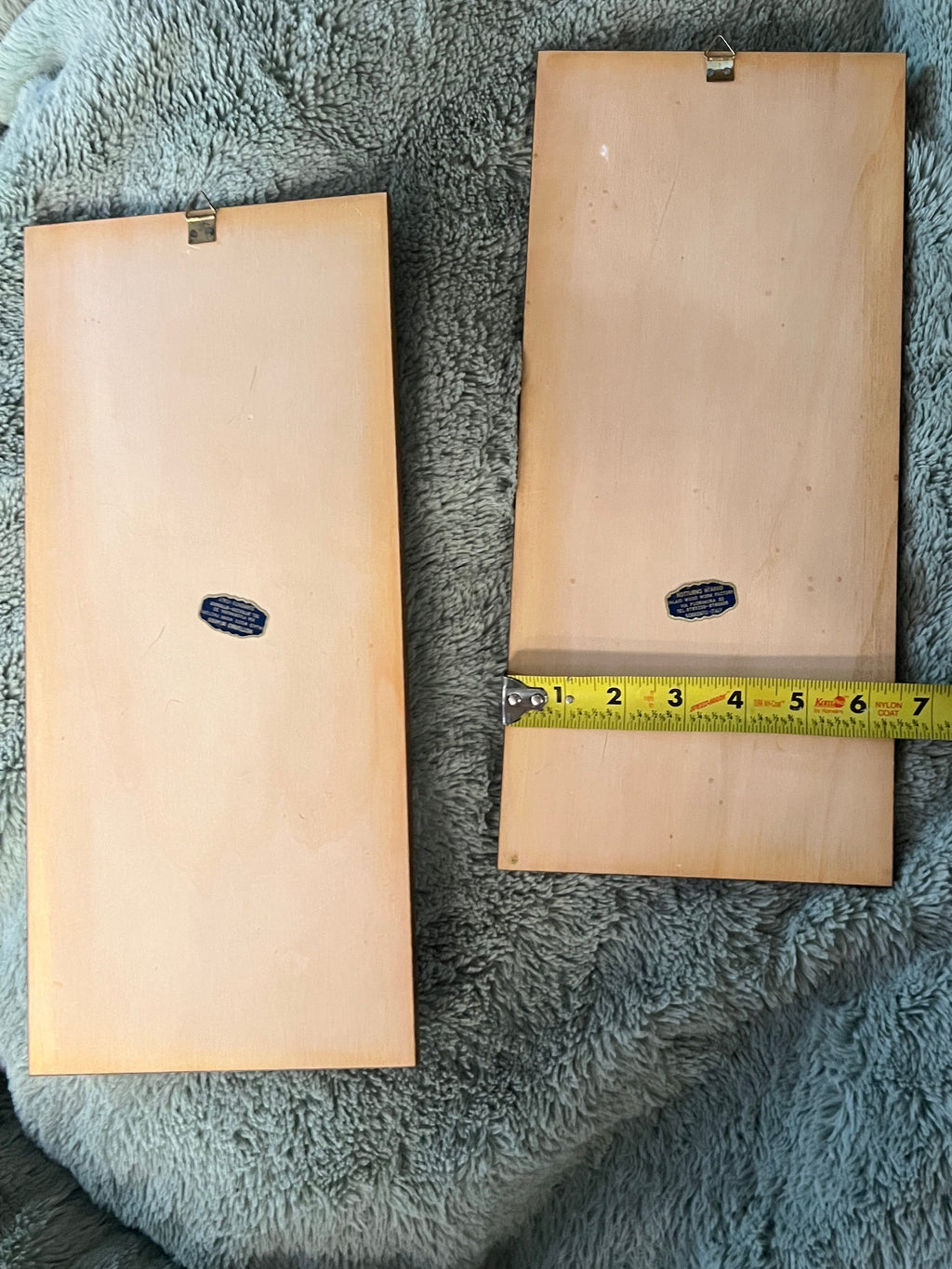 Vintage Italian Marquetry Inlay Wooden Art Set