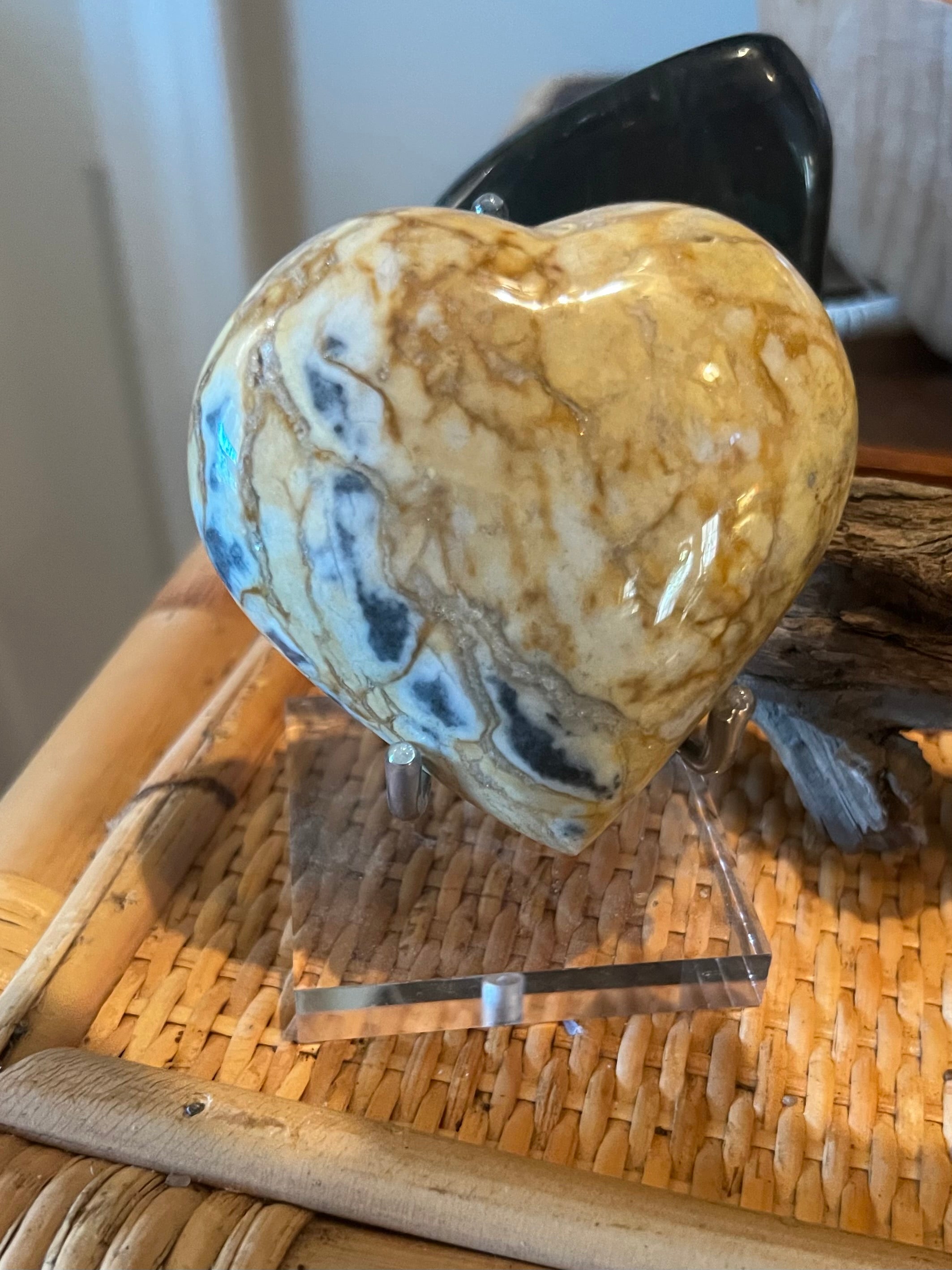 Zebradorite Heart