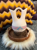 Southwestern Hand sculpted vase
