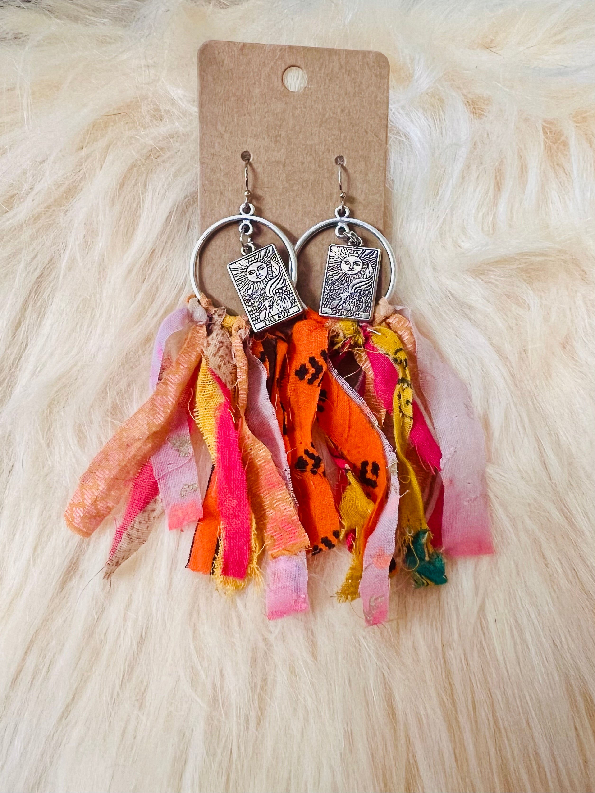 Tarot Card Earrings