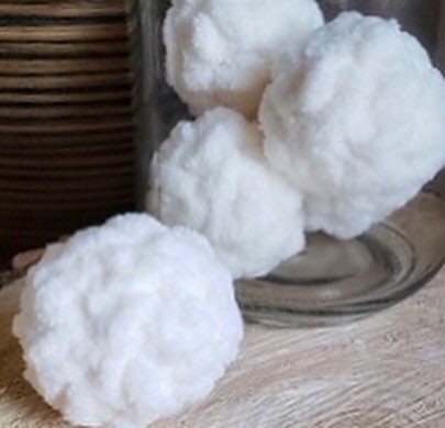 Zero-Waste Reusable & Sustainable Set of mock “cotton balls” / make up remover face pads / washable