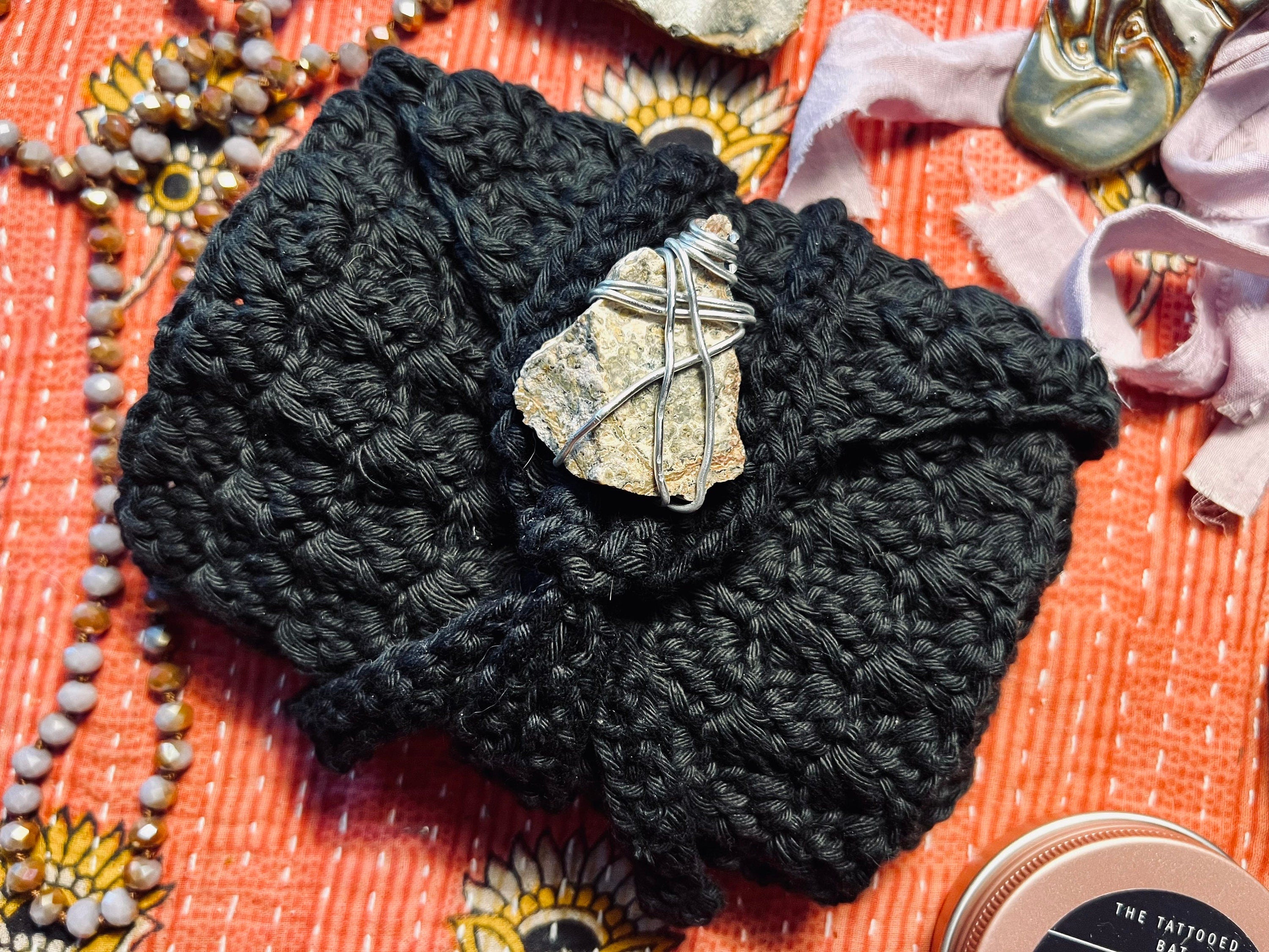 Tarot Card / Essential Oil / Crystal Pouch / Holder