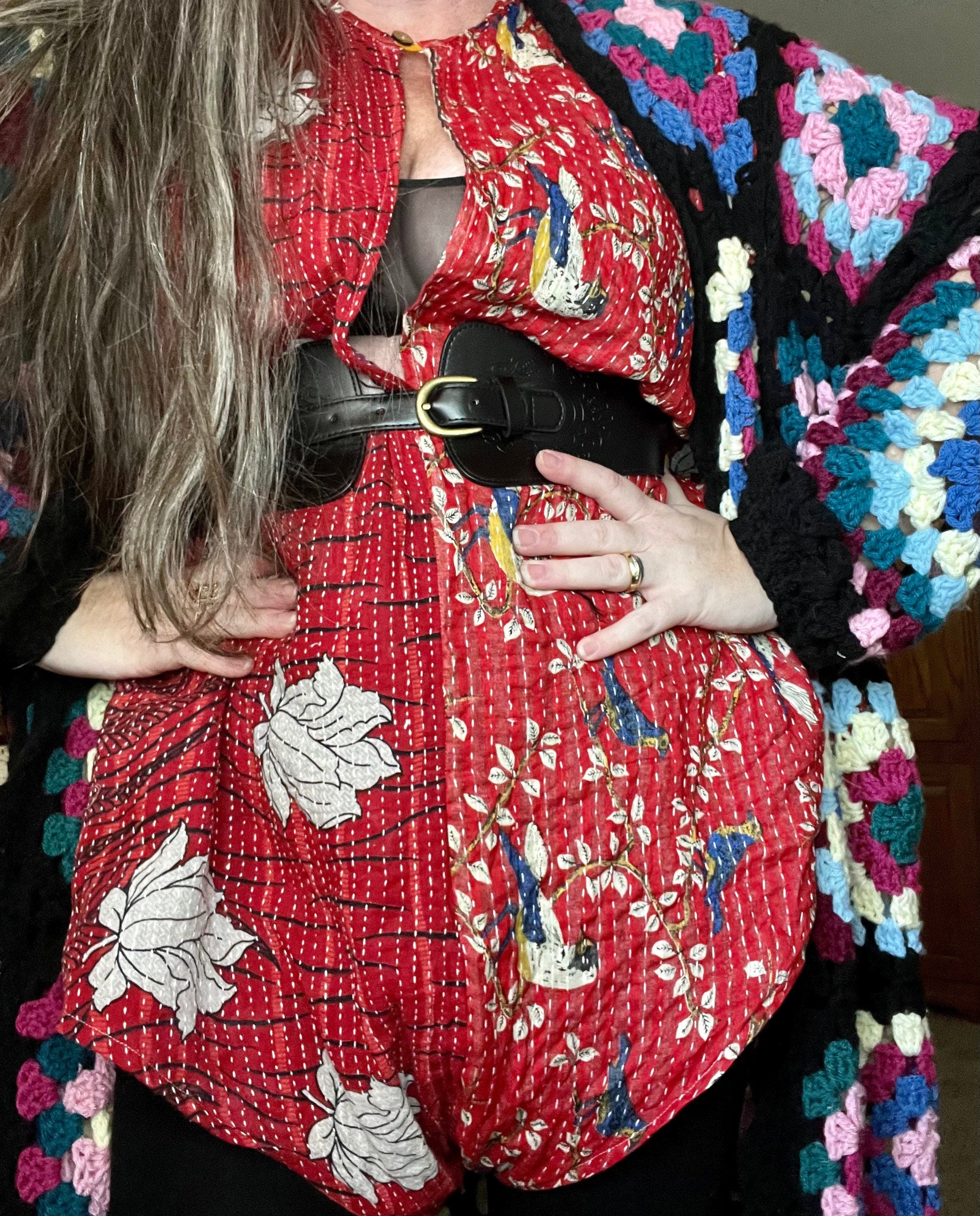 Granny Square Duster Cardigan