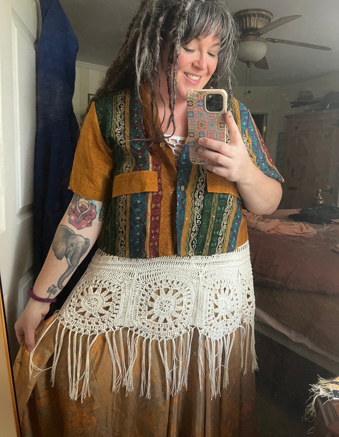 Boho Fringe Tunic
