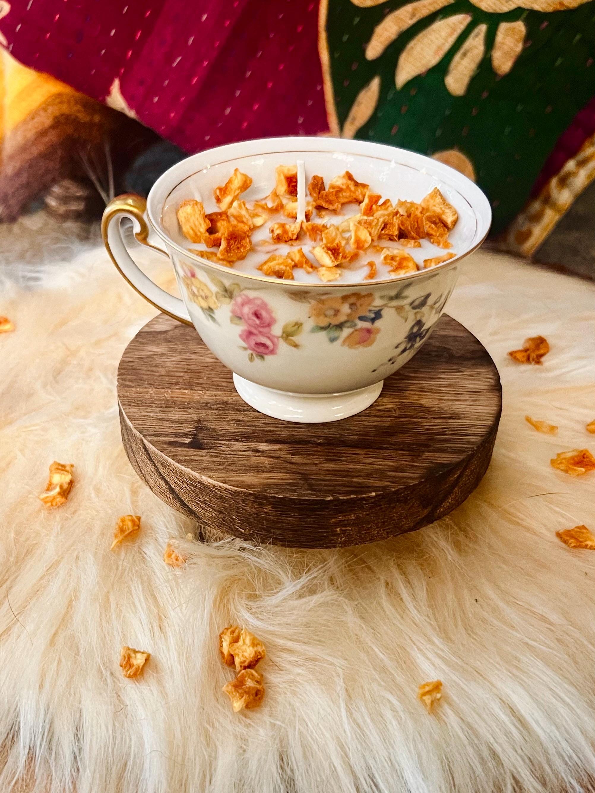 Soy Candle in reusable Vintage China Teacup